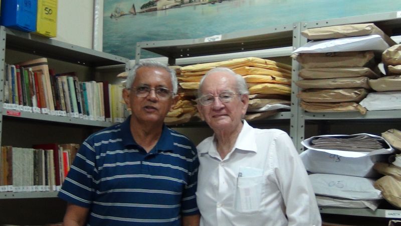 Cristovam Sena, diretor do ICBS e Sebastião Imbiriba, engenheiro e consultor de empresas